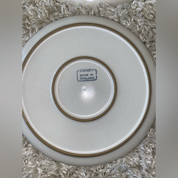 Denby Langley Troubadour Salad Plate Stoneware Pottery set of 4 - Picture 7 of 8